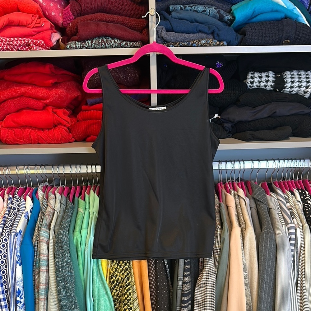 Kaktus black sleeveless tank top size S/M